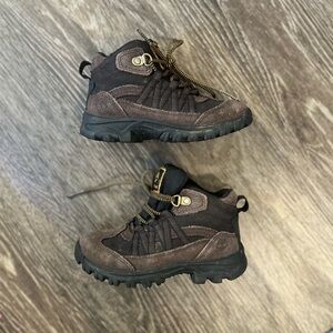 Timberland Brown Suede Hiking Boots Lace-Up Outdoor shoes Toddler 9